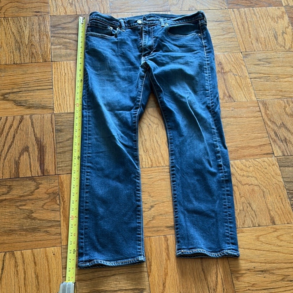 Levi's Men's Straight Leg Blue Jeans Vintage Wash W34 L30 - Picture 2 of 6